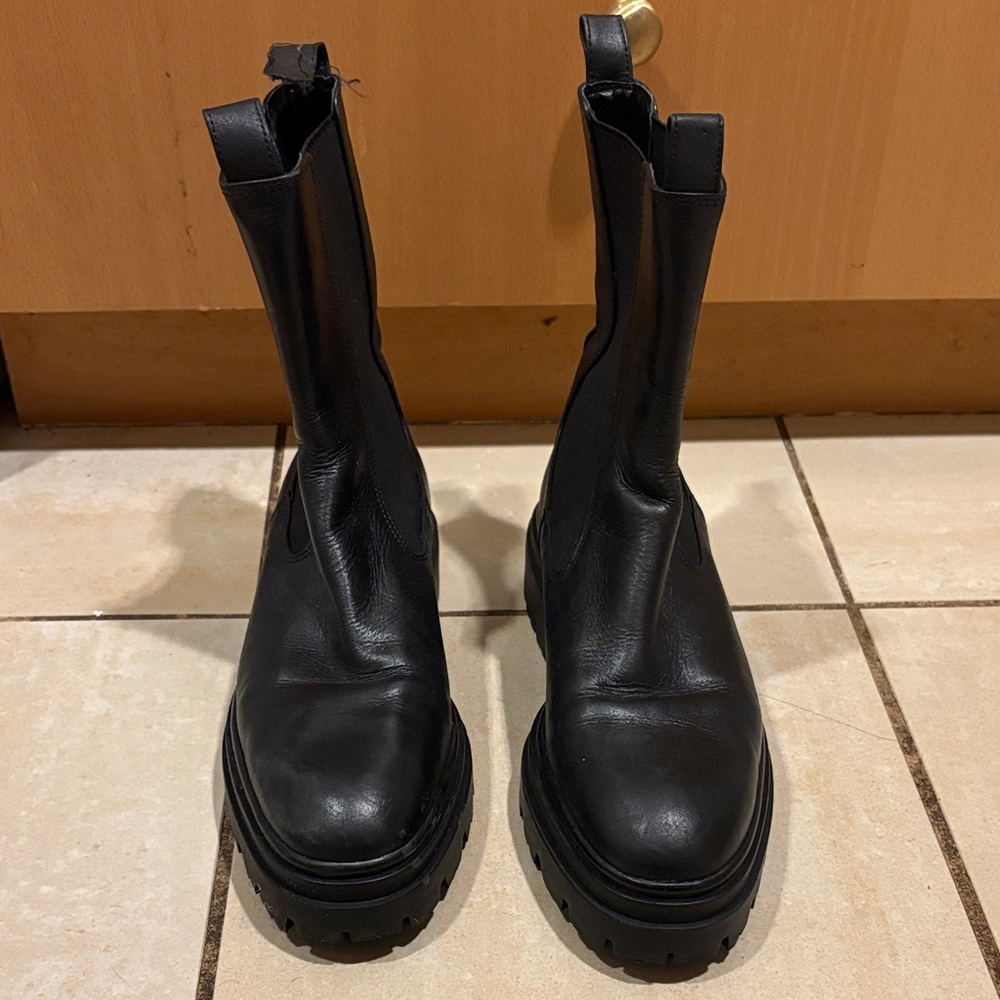 Zara Black Ankle Boots
